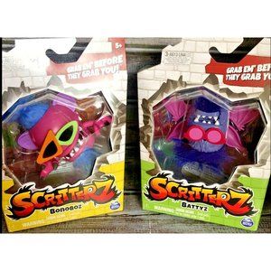 New Scritterz Battyz &  Bonoboz Interactive Mini Monster Jungle Creature Toys